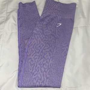 Gymshark purple adapt animal seamless leggings size M